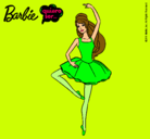 Dibujo Barbie bailarina de ballet pintado por chipi