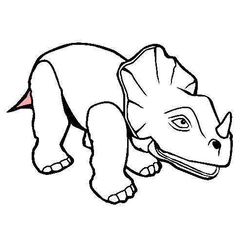 Dibujo Triceratops II pintado por Jandres