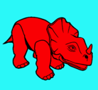 Dibujo Triceratops II pintado por ASTOR