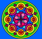 Dibujo Mandala 35 pintado por crowd