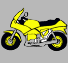 Dibujo Motocicleta pintado por lloaxix