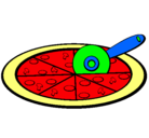 Dibujo Pizza pintado por fggtgh