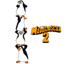 Dibujo Madagascar 2 Pingüinos pintado por hanna207