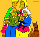 Dibujo Familia pintado por joseandre