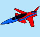 Dibujo Jet pintado por sergi10