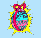 Dibujo Huevo de pascua brillante pintado por taniagdl7