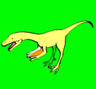 Dibujo Velociraptor II pintado por bele