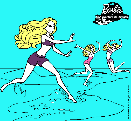 Barbie de regreso a la playa