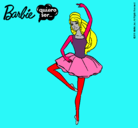 Dibujo Barbie bailarina de ballet pintado por candelaaaaaa