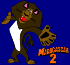 Dibujo Madagascar 2 Alex 2 pintado por Electrico