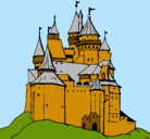 Dibujo Castillo medieval pintado por jordy