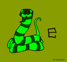 Dibujo Serpiente pintado por bbcjnsmdmkmk