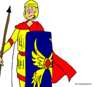 Dibujo Soldado romano II pintado por a2000