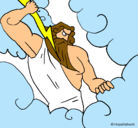 Dibujo Dios Zeus pintado por lloaxix