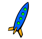 Dibujo Cohete II pintado por derian