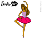 Dibujo Barbie bailarina de ballet pintado por janet1