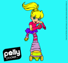 Dibujo Polly Pocket 18 pintado por chispa