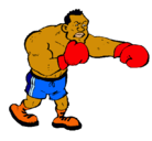 Dibujo Boxeador pintado por jame