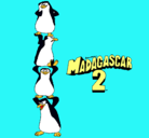 Dibujo Madagascar 2 Pingüinos pintado por ania54