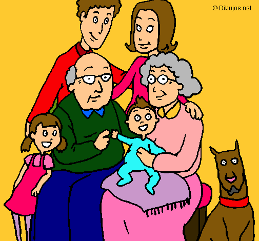 Dibujo Familia pintado por loqiita