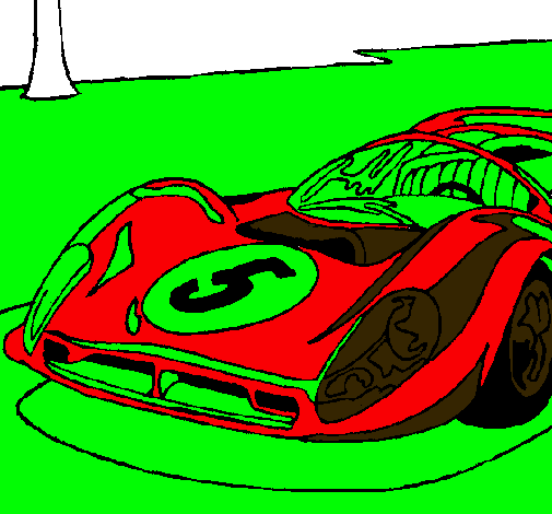 Dibujo Automóvil número 5 pintado por SubZeroMK