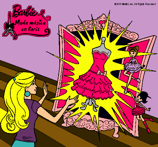 El vestido mágico de Barbie