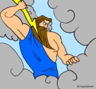Dibujo Dios Zeus pintado por Sharkqwash