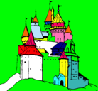 Dibujo Castillo medieval pintado por 46496461