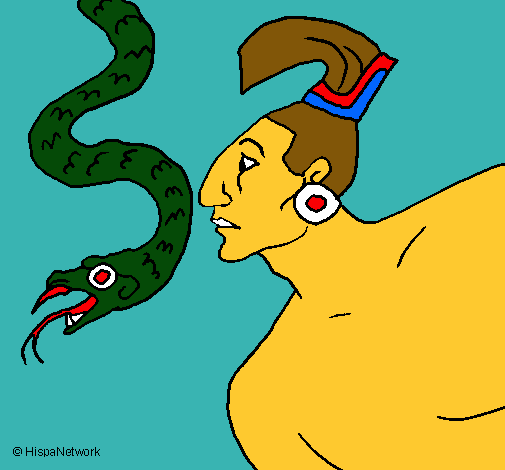 Serpiente y guerrero