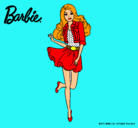Dibujo Barbie informal pintado por crisguapa