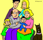Dibujo Familia pintado por briyi