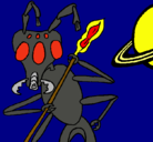 Dibujo Hormiga alienigena pintado por purin
