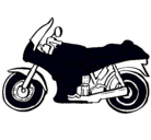 Dibujo Motocicleta pintado por isbena