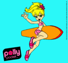 Dibujo Polly Pocket 3 pintado por azulito