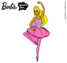 Dibujo Barbie bailarina de ballet pintado por Juany