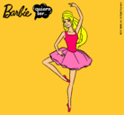 Dibujo Barbie bailarina de ballet pintado por ASOUTE