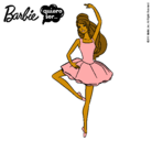 Dibujo Barbie bailarina de ballet pintado por mareg