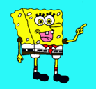 Dibujo Bob Esponja pintado por ohana