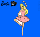 Dibujo Barbie bailarina de ballet pintado por kioma