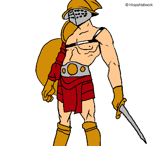 Dibujo Gladiador pintado por Suka2000