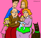 Dibujo Familia pintado por naomy8