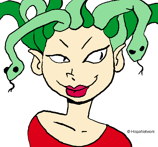 Mujer medusa