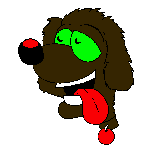 Dibujo Perro con la lengua fuera II pintado por karla550