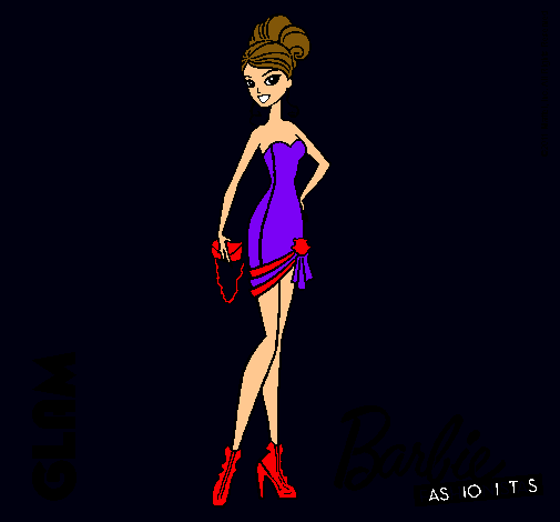 Dibujo Barbie Fashionista 5 pintado por zu-star