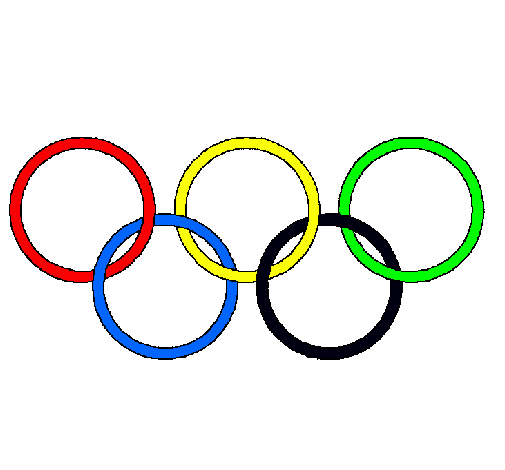 Dibujo Anillas de los juegos olimpícos pintado por MartaCali