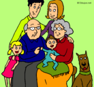 Dibujo Familia pintado por ADIOS