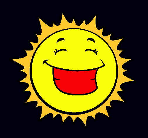 Sol sonriendo