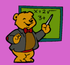 Dibujo Profesor oso pintado por Saryxx