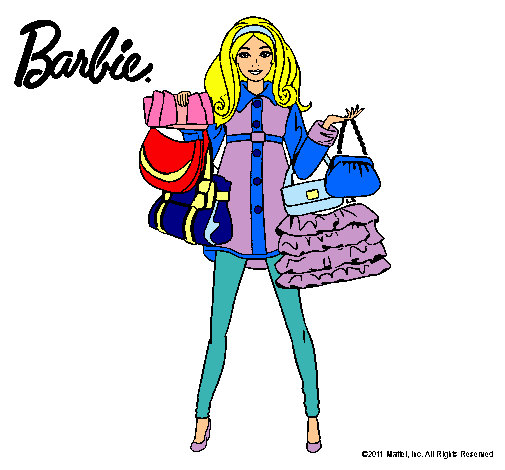 Dibujo Barbie de compras pintado por Andre1998