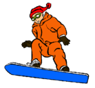 Dibujo Snowboard pintado por isabelberdugo